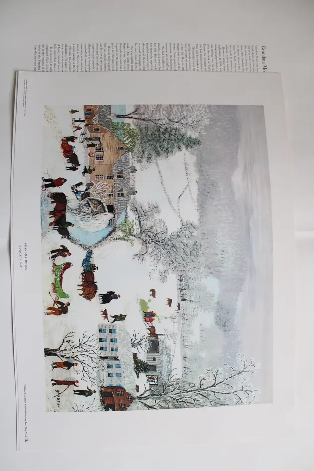 Necklaces Jubilee Thrift A Portfolio Of Eight Paintings By Grandma Moses