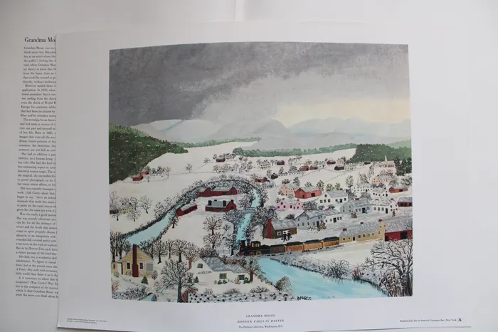Necklaces Jubilee Thrift A Portfolio Of Eight Paintings By Grandma Moses