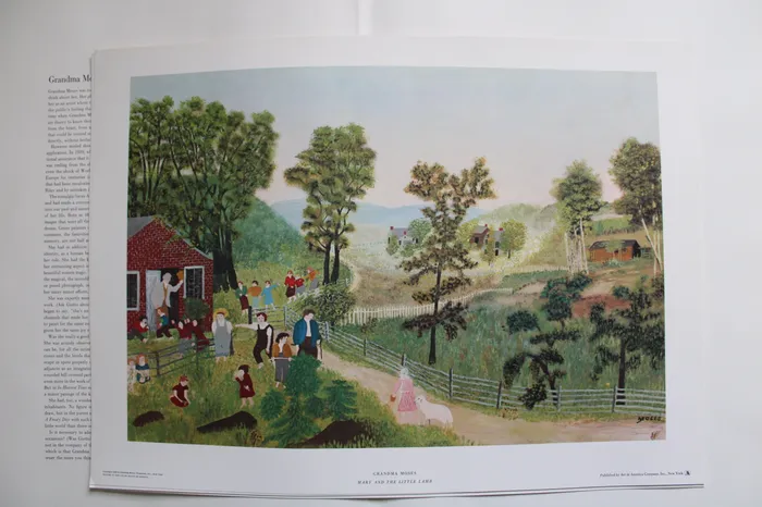 Necklaces Jubilee Thrift A Portfolio Of Eight Paintings By Grandma Moses