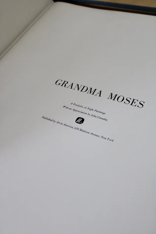 Necklaces Jubilee Thrift A Portfolio Of Eight Paintings By Grandma Moses