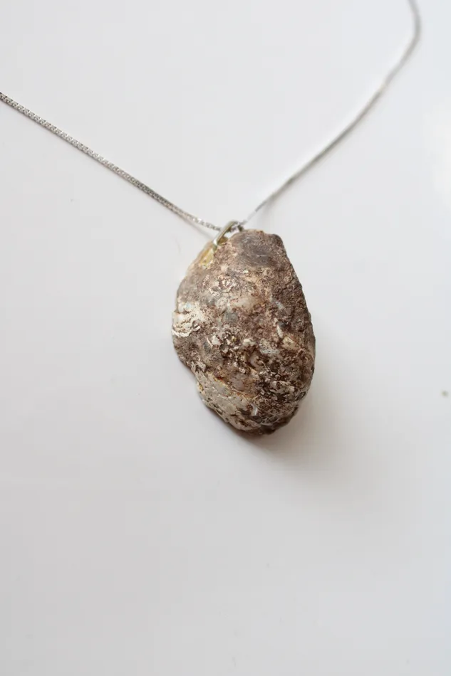 Necklaces Jubilee Thrift Agate Geode Pendant Necklace