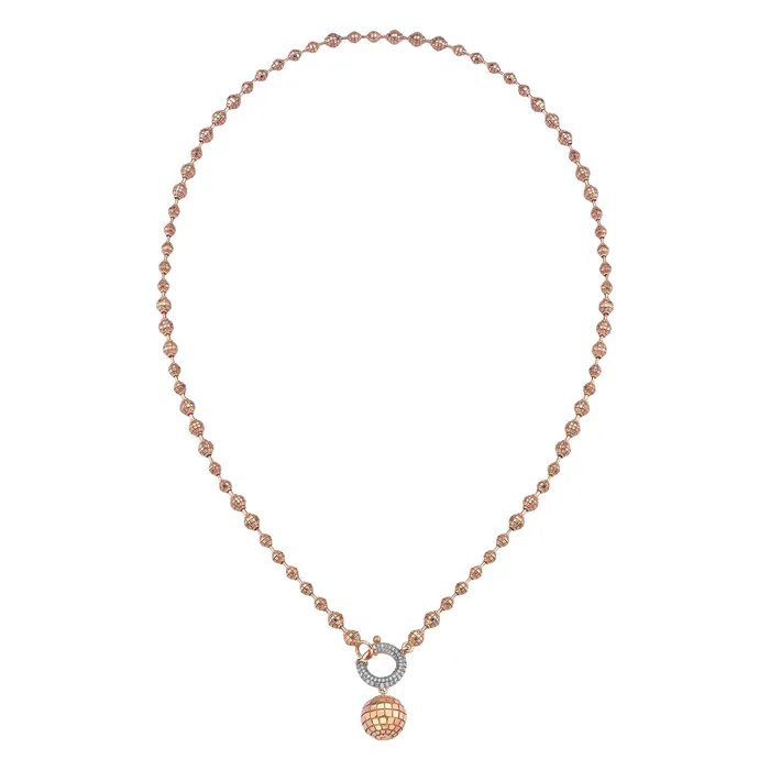 Necklaces Kismet by Milka Get Down Ball Chain Necklace