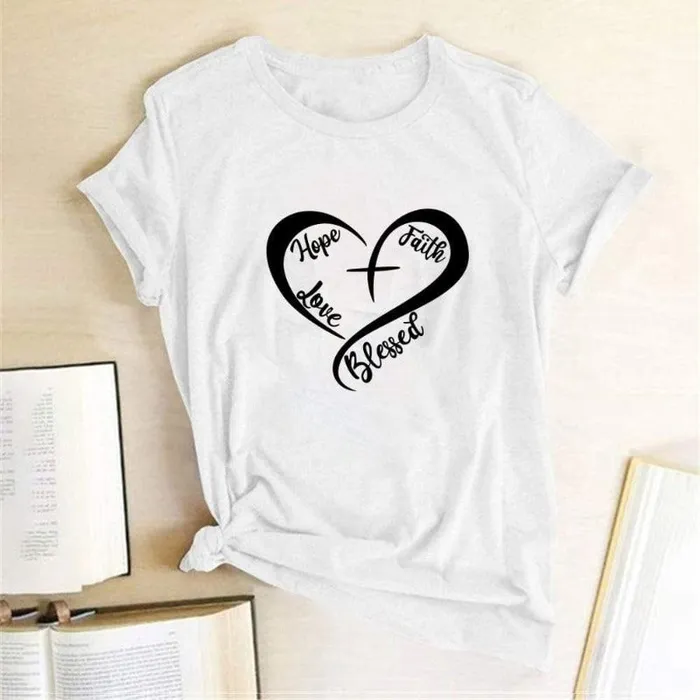 Necklaces Lords Guidance Christian TShirt br Blessed Heart