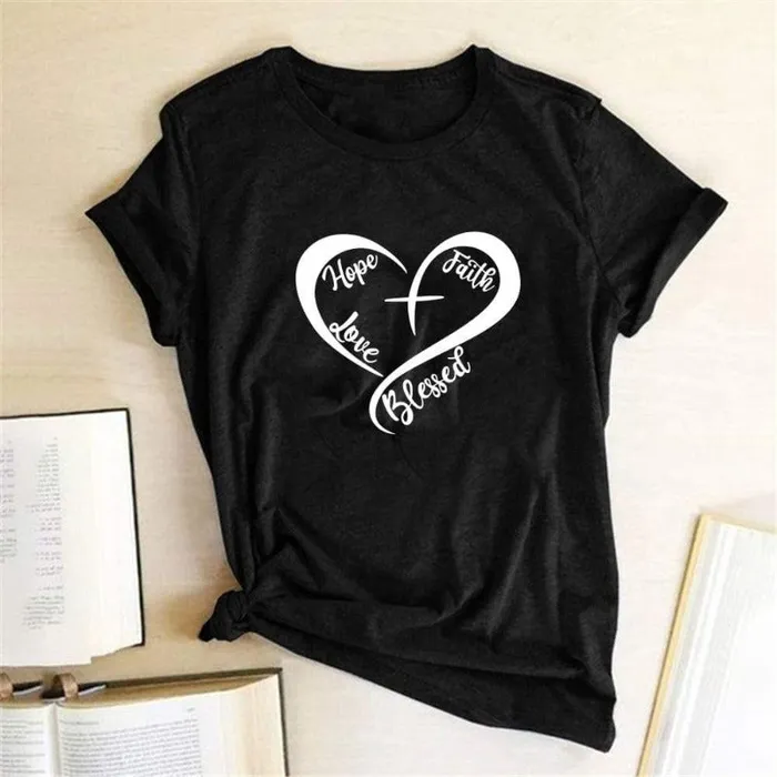 Necklaces Lords Guidance Christian TShirt br Blessed Heart