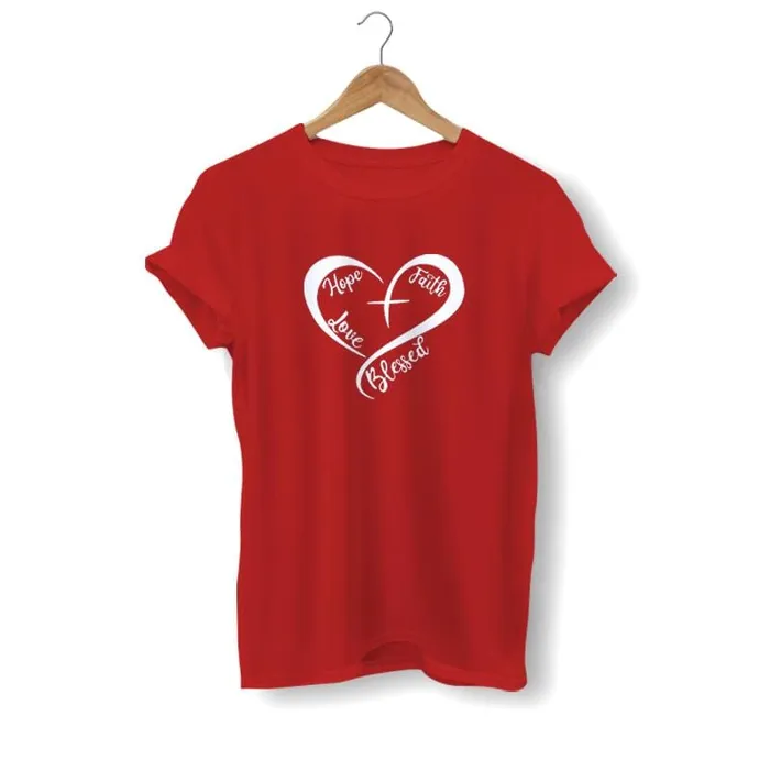 Necklaces Lords Guidance Christian TShirt br Blessed Heart