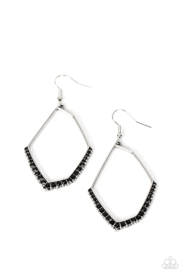 Necklaces Paparazzi Accessories Bent on Success Black