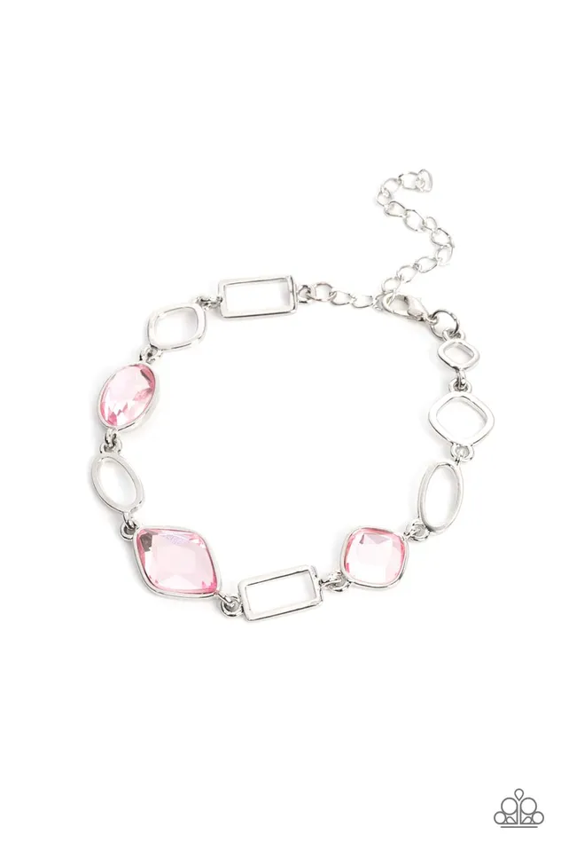 Necklaces Paparazzi Accessories Dazzle for Days Pink