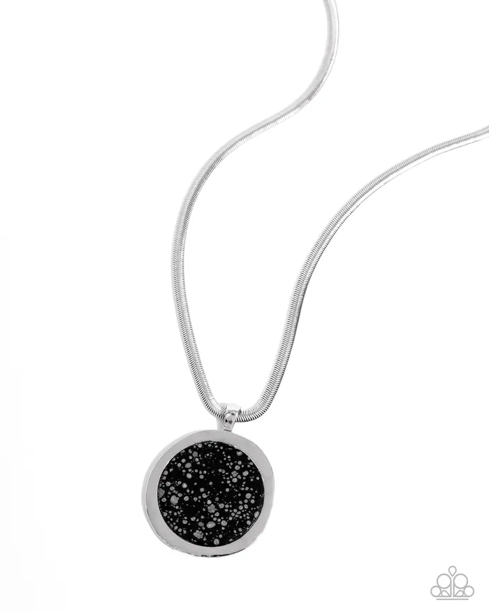 Necklaces Paparazzi Accessories Pendant Puzzle Black