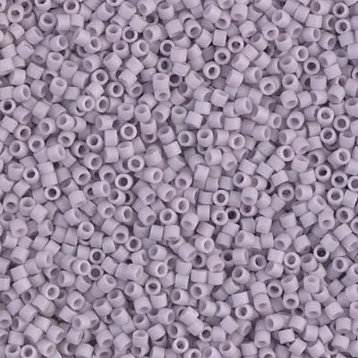 Necklaces Peppy Beads DB0356 Matted Opaque Light Mauve Miyuki Delica 110