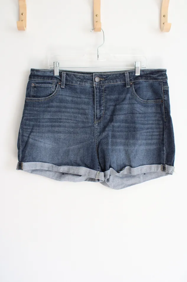 Necklaces Time And Tru Time And Tru Mid Rise Denim Shorts 18