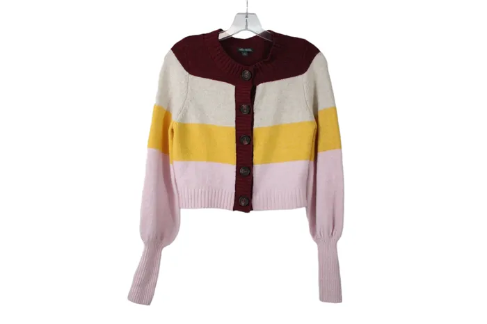 Necklaces Wild Fable Wild Fable Color Blocked Cardigan S