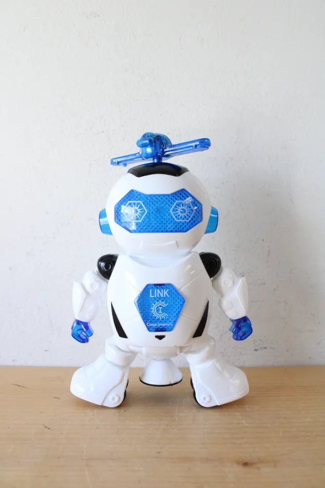 NEW Camp Invention Link Dancing Blue White Robot Jubilee Thrift Rings