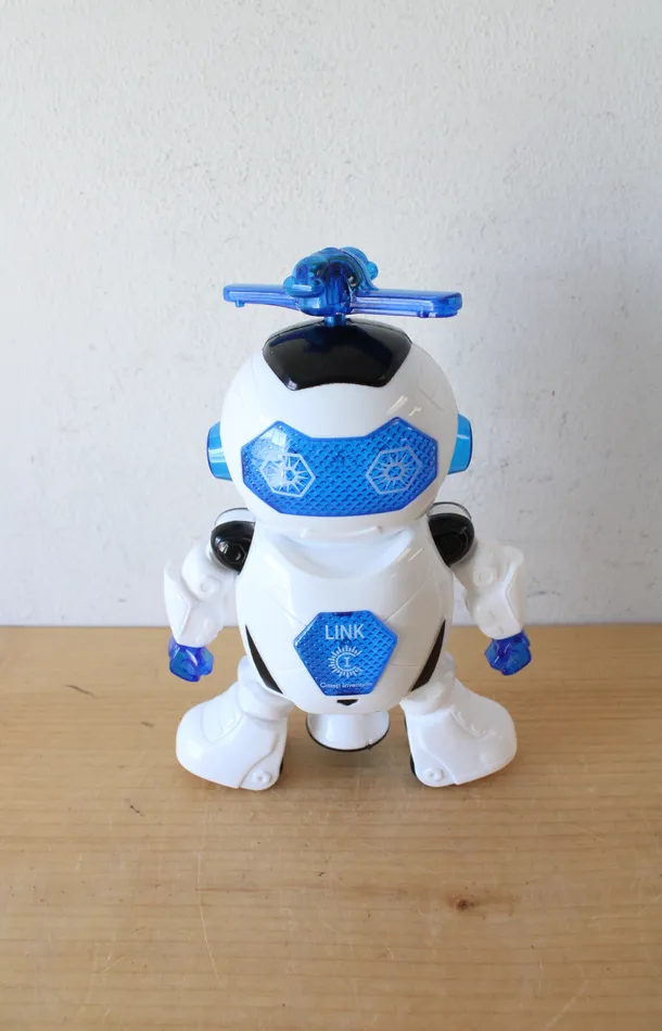 NEW Camp Invention Link Dancing Blue White Robot Jubilee Thrift Rings