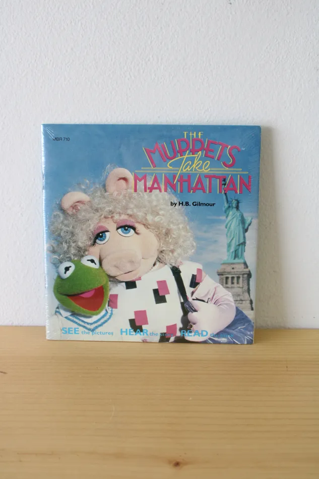 NEW Muppets Take Manhattan See Hear Read Record Jubilee Thrift Earrings