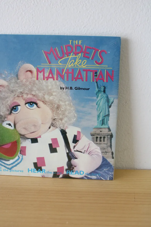 NEW Muppets Take Manhattan See Hear Read Record Jubilee Thrift Earrings