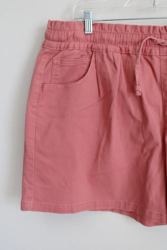 NEW Time And Tru Pink Denim Shorts XXL 20 Time And Tru Necklaces
