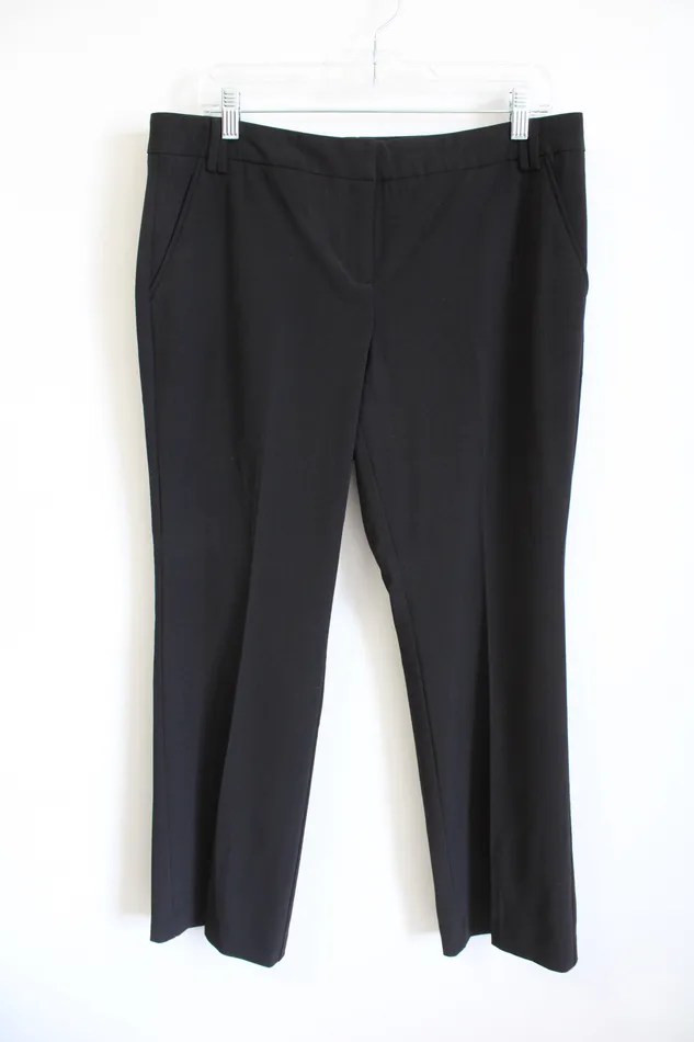 New York Company Rings New York Co Stretch Black Dress Pants 12P