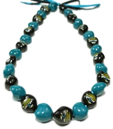 NFL Jacksonville Jaguars Kukui Nut Lei STYLEPASIFIKA Earrings