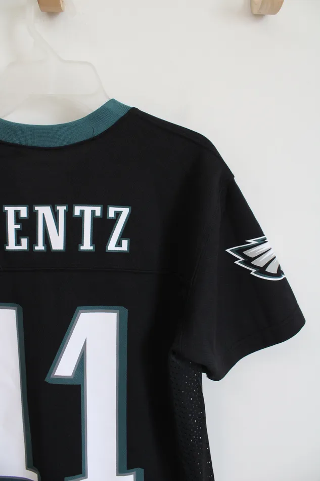 NFL Team Apparel Philadelphia Eagles 11 Wentz Jersey Youth M 1012 NFL Earrings