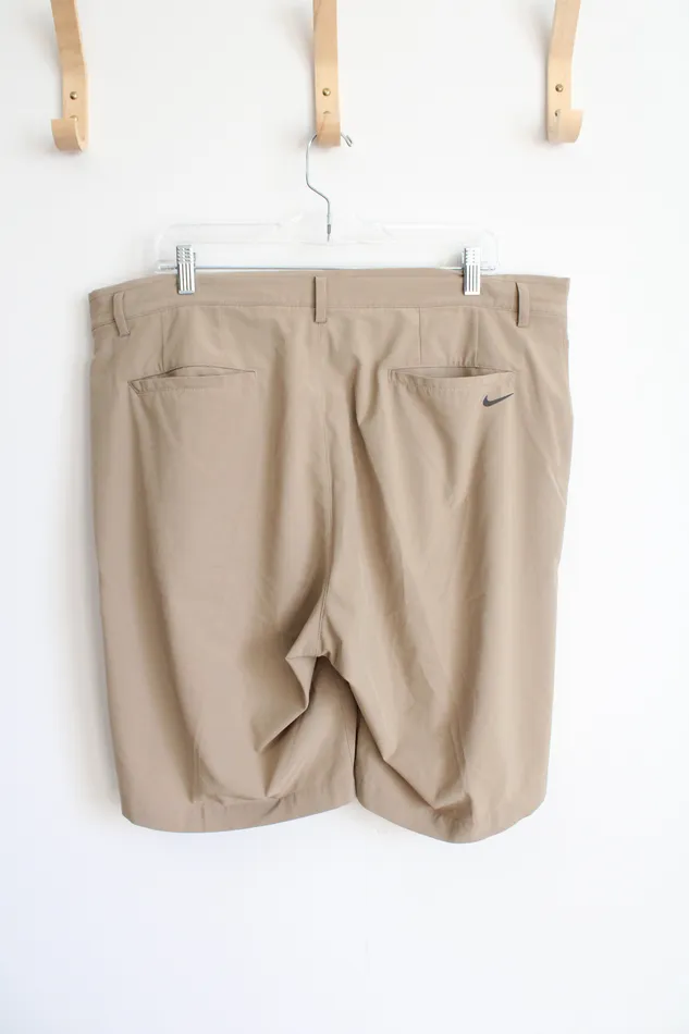 Nike Golf Standard Fit Tan Shorts 38 Nike Earrings