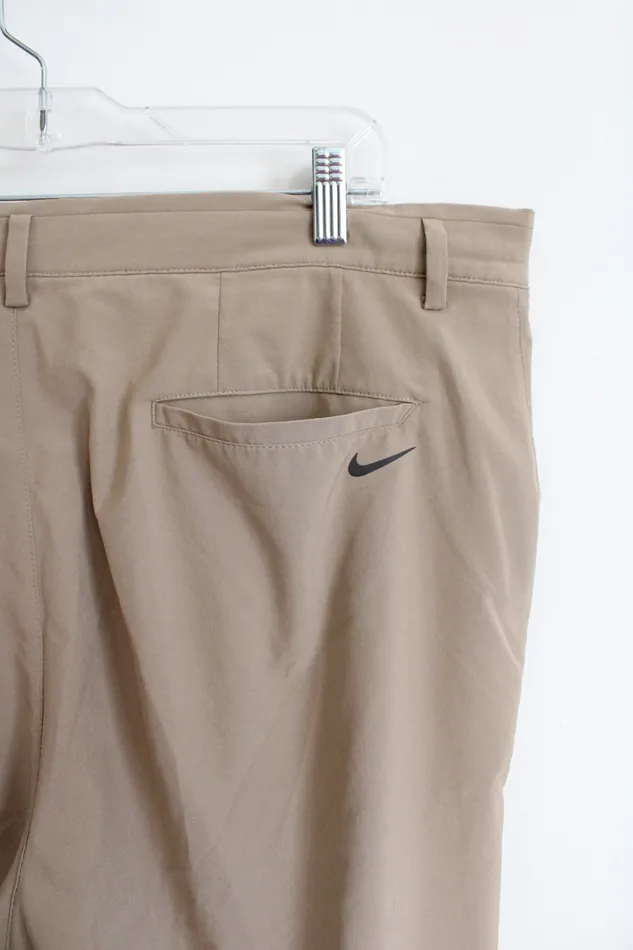 Nike Golf Standard Fit Tan Shorts 38 Nike Earrings