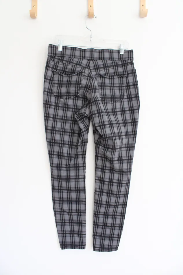 Nine West Necklaces Nine West Jeans Heidi PullOn Skinny Black Gray Plaid Pants 6