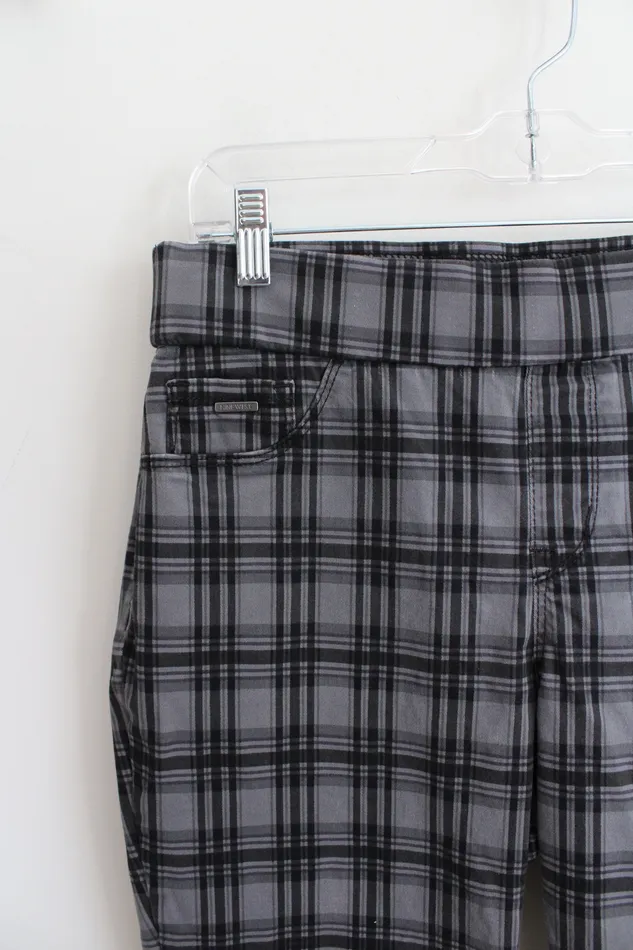Nine West Necklaces Nine West Jeans Heidi PullOn Skinny Black Gray Plaid Pants 6