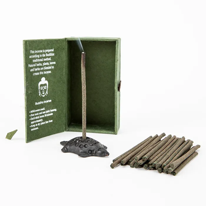 Nirvana Mala Juniper Incense Sticks with Burner Necklaces