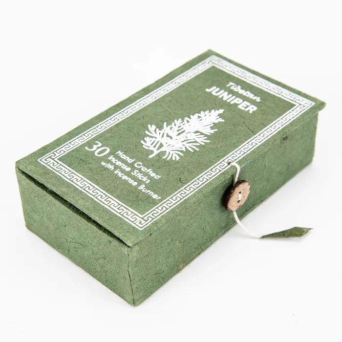 Nirvana Mala Juniper Incense Sticks with Burner Necklaces