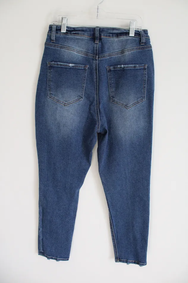 No Boundaries High Rise Distressed Jeans 11 No Boundaries Earrings