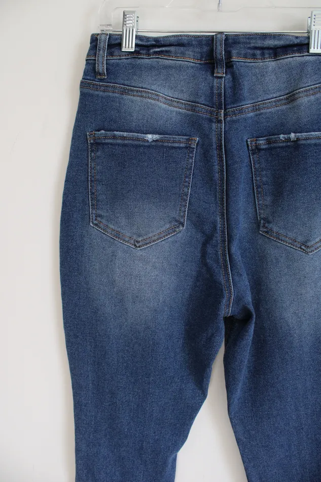 No Boundaries High Rise Distressed Jeans 11 No Boundaries Earrings