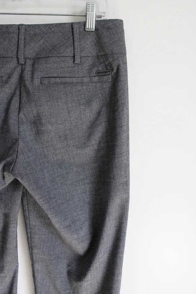 NYC 7th Avenue Suiting Collection Gray Trouser Pant 4 New York Company Earrings