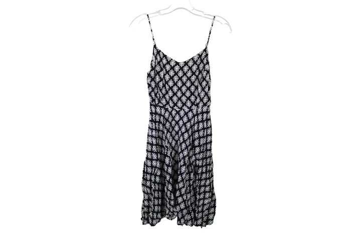 Old Navy Black Pattern Dress S Old Navy Rings