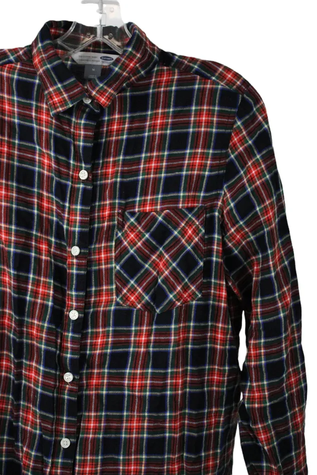 Old Navy The Classic Shirt Flannel M Old Navy Earrings