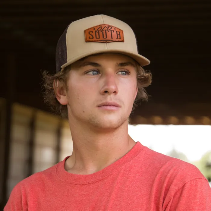 Old South Apparel Earrings Old South Leather Patch Trucker Hat