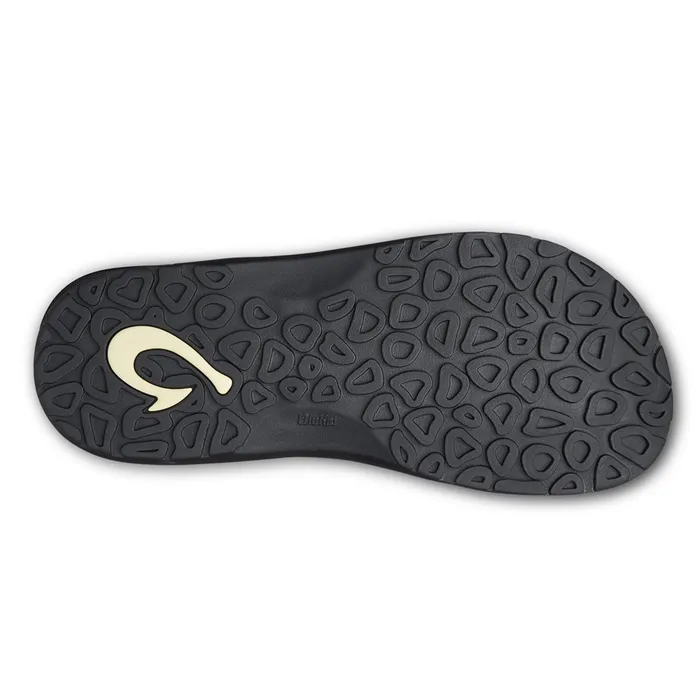OluKai Ohana Mens Sandal Black OLUKAI Rings