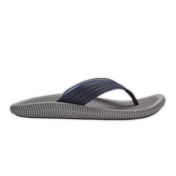 OLUKAI Rings OluKai Ulele Mens Sandals Blue Depth on Charcoal