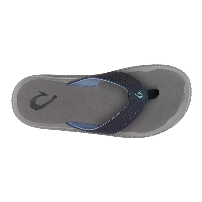 OLUKAI Rings OluKai Ulele Mens Sandals Blue Depth on Charcoal