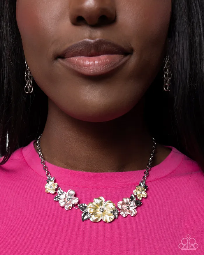 Paparazzi Accessories Earrings Bouquet Brilliance Yellow