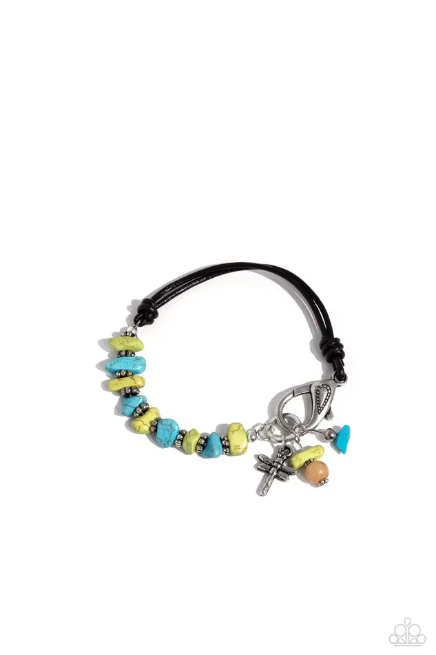 Paparazzi Accessories Earrings Daring Dragonfly Green