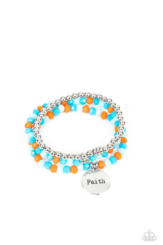 Paparazzi Accessories Earrings Fashionable Faith Multi