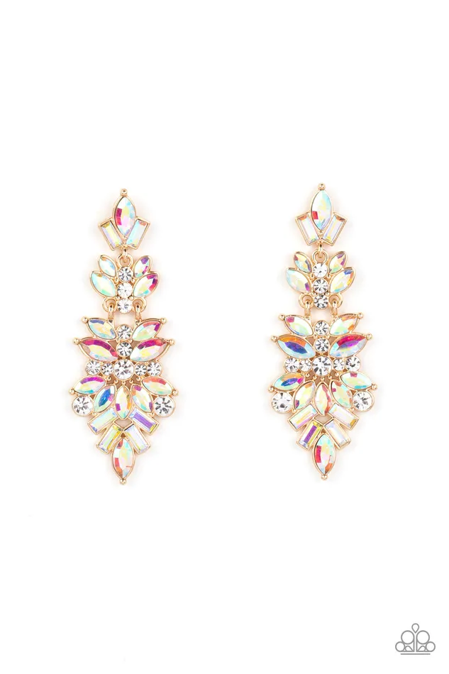 Paparazzi Accessories Earrings Frozen Fairytale Multi