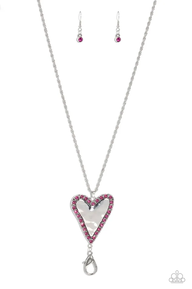 Paparazzi Accessories Earrings Radiant Romeo Pink