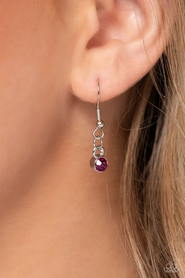 Paparazzi Accessories Earrings Radiant Romeo Pink