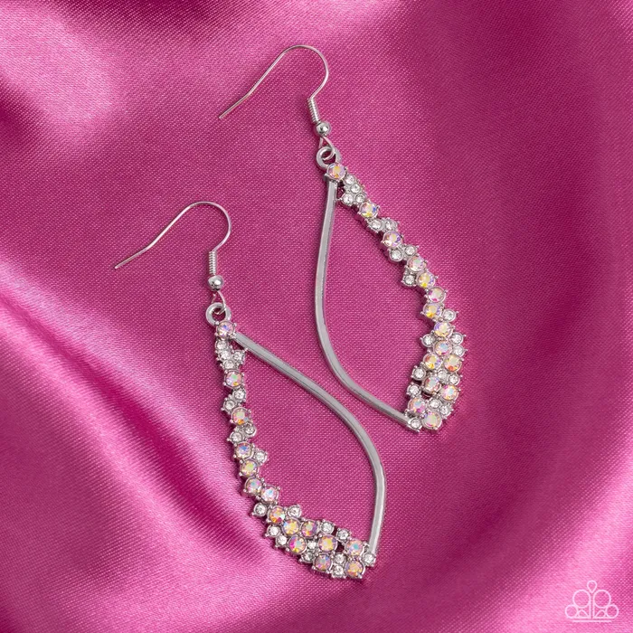 Paparazzi Accessories Earrings Sparkly Side Effects Multi