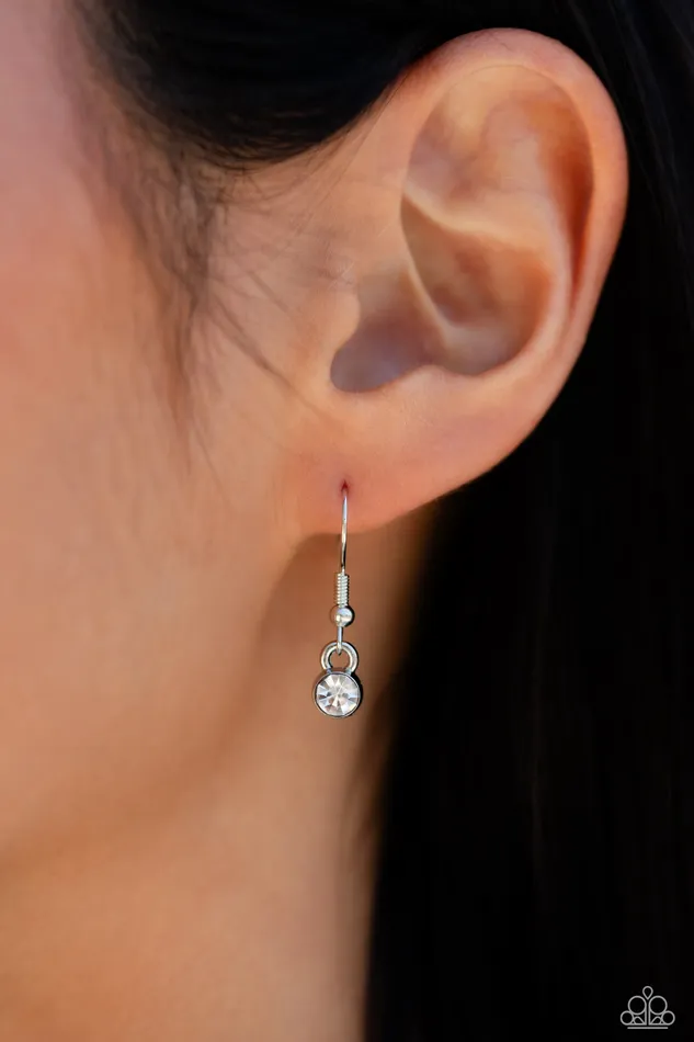 Paparazzi Accessories Lessons in Luxury White Earrings