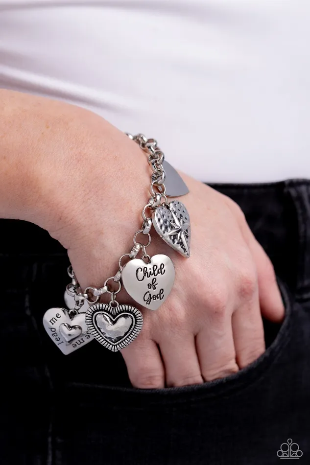 Paparazzi Accessories Necklaces Child of God Silver