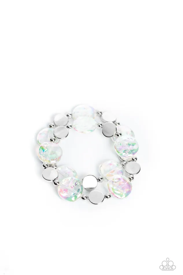 Paparazzi Accessories Rings Discus Throw White