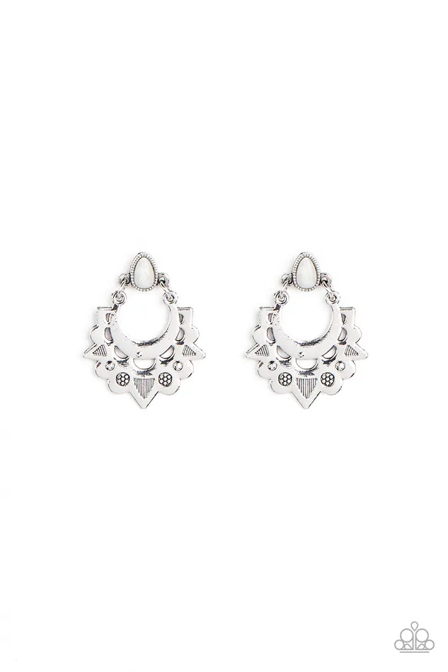 Paparazzi Accessories Rings Earthy Zeal White