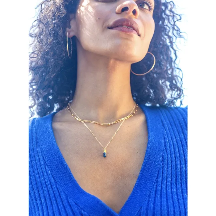 Paperclip Chain Necklace kris nations Necklaces